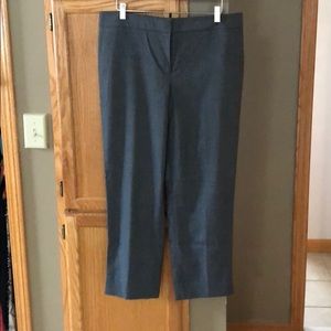 Ann Taylor charcoal cropped pant